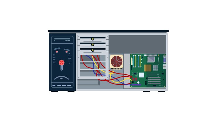 Vektor traurige cpu