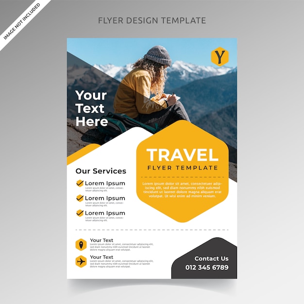 Travel Tour und Urlaub Flyer Vorlage