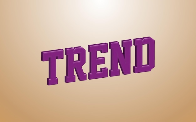 Vektor trend 3d-texteffekt