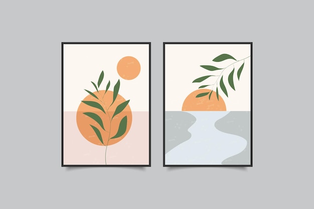 trend abstrakte kunst landschaft wandkunst moderner druck