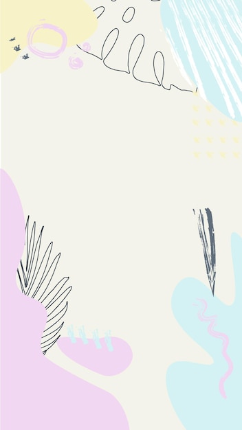 Trendige abstrakte quadratische Kunstvorlagen mit floralen und geometrischen Elementen Geeignet für Social-Media-Posts, mobile Apps, Bannerdesign und Web- oder Internetanzeigen Illustration Modehintergründe