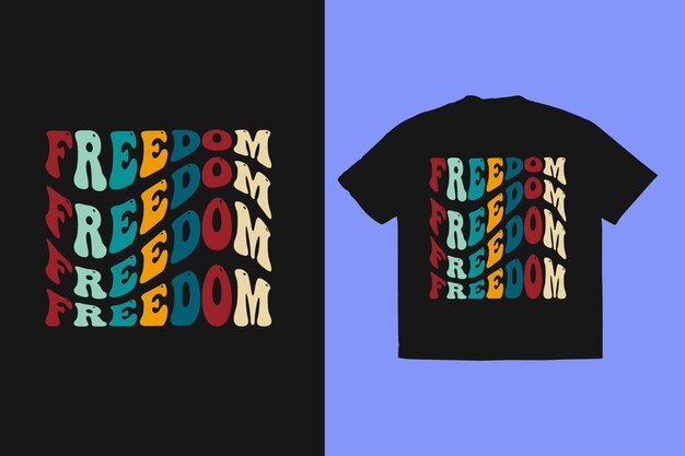 Trendiges t-shirt-design vintage-typografie und schriftkunst retro-wellen-t-shirt-design