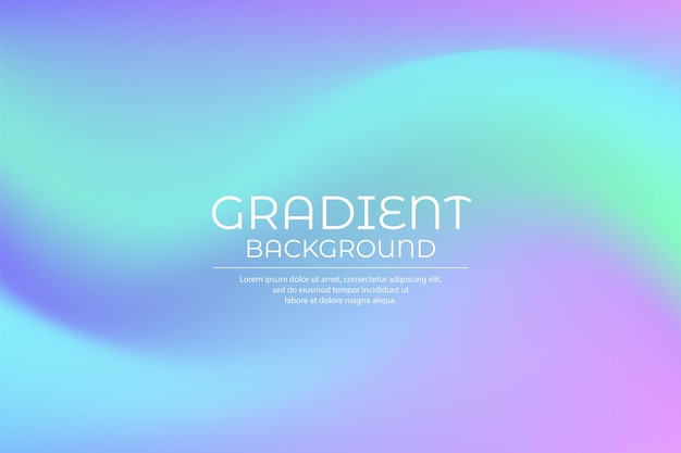 Trendy-Gradient mit lebendigem Farbhintergrund