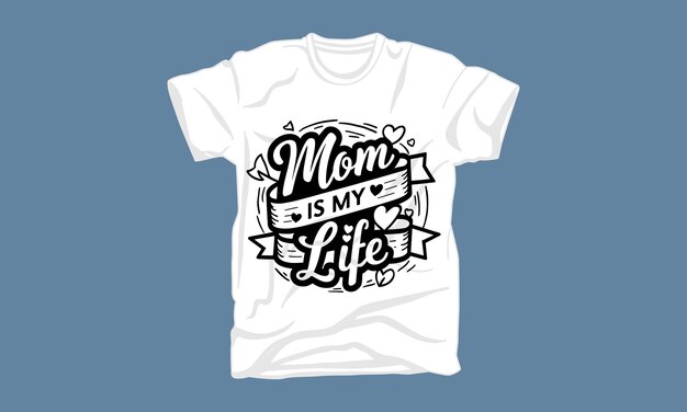Vektor trendy-muttertag typografie grafisches t-shirt-design