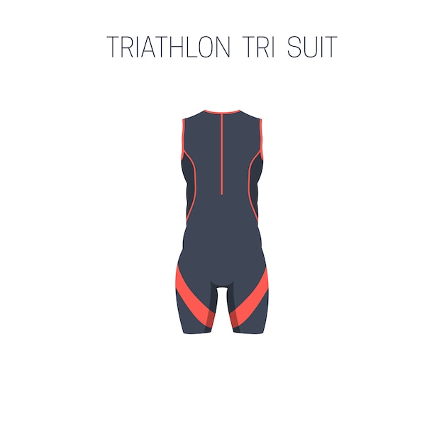 Vektor triathlon-tri-anzug.