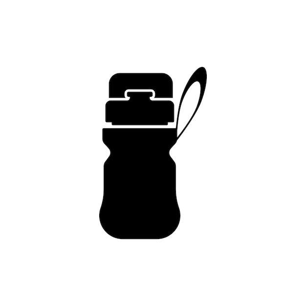 Vektor trinkflasche iconillustration design-vorlage