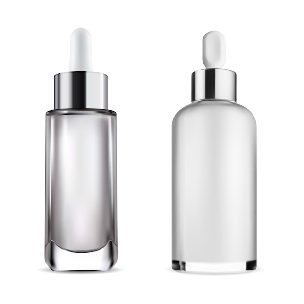Tropferflasche Durchsichtige Glasflasche mit ätherischem Öl