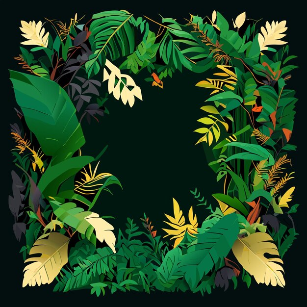 Tropische palmblätter muster hintergrund grün monstera baum laub dekoration design