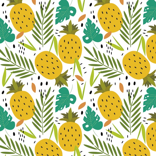 Tropischer ananas-hintergrund