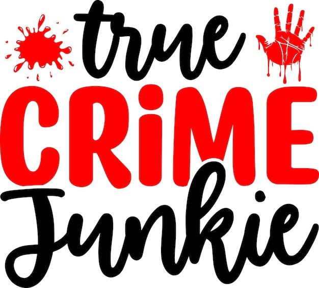 Vektor trus crime junkie