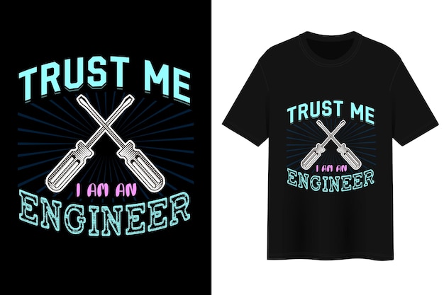 Tshirt design ingenieur