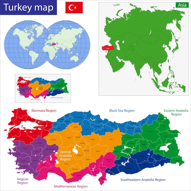 Türkei karte