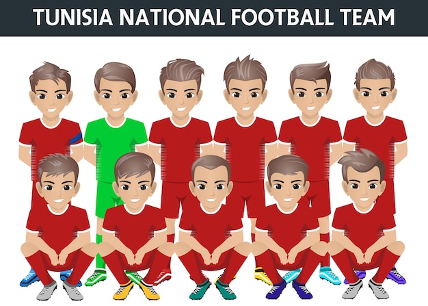 Tunesien national football team für internationales turnier
