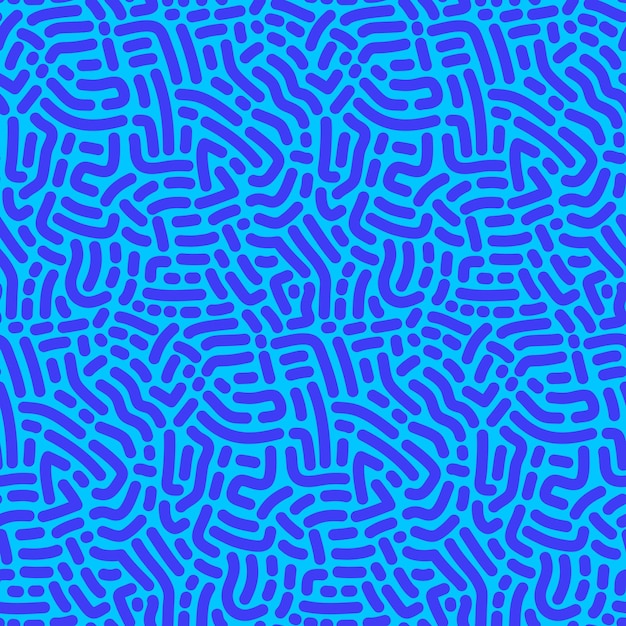 Turing organisches Motiv Vektor nahtloses Muster