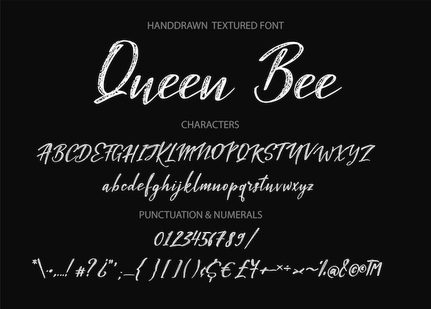 Typografie-alphabet für ihre designs logo-schrift-web-banner-karte hochzeitseinladung