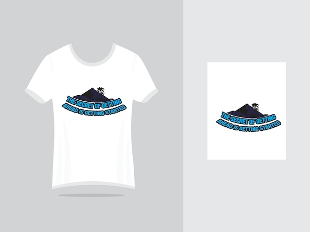 Typografie illustration t-shirt-design