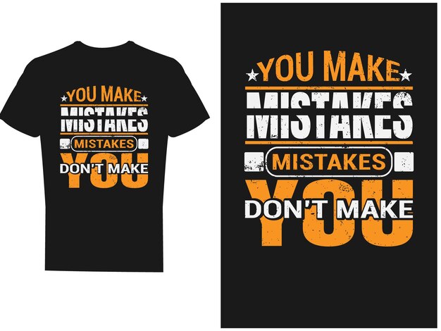 Typografie-T-Shirt-Design und Vektor