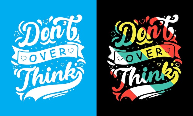 Typografie-t-shirt-design