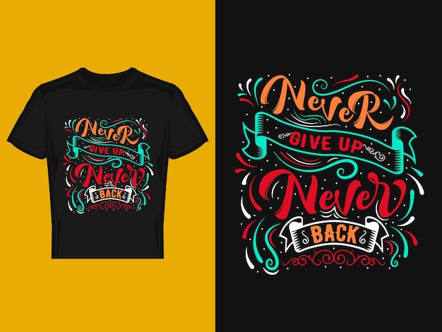 Typografie-T-Shirt-Design