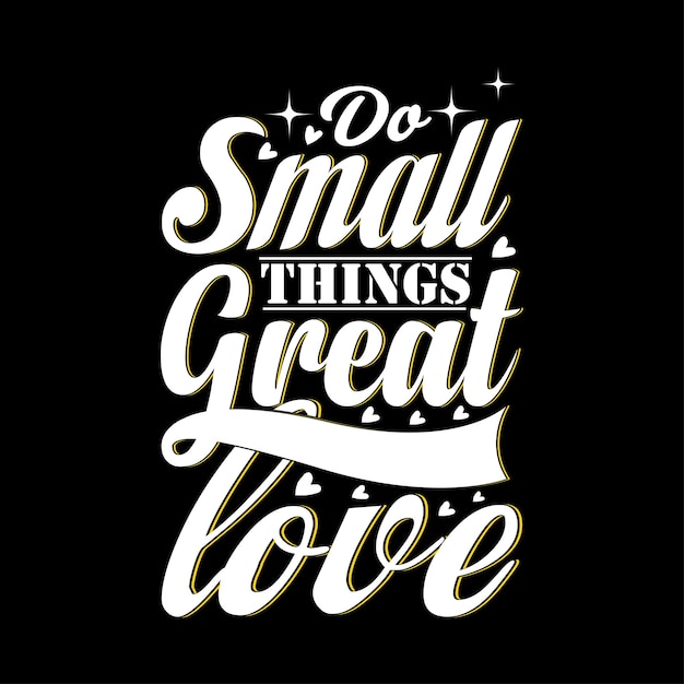 Typografie-T-Shirt Design