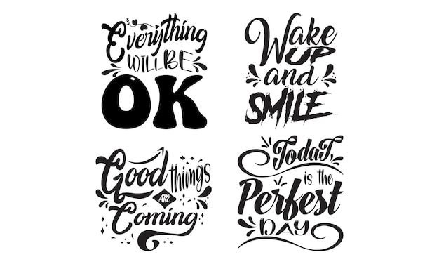 Typografie-T-Shirts Design. Motivations-Typografie-T-Shirt Kreative Kinder und Typografie-Thema Vec