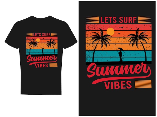 Typografie und Vintage-T-Shirt-Design