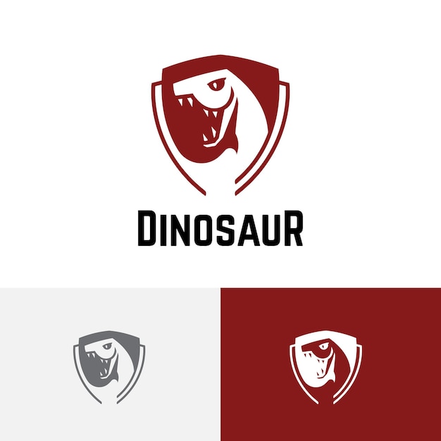 Tyrannosaurus dinosaurier schlange schlangenschild spiel esport logo