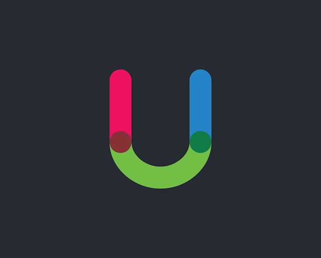 U-Alphabet-Logo-Design Vektor