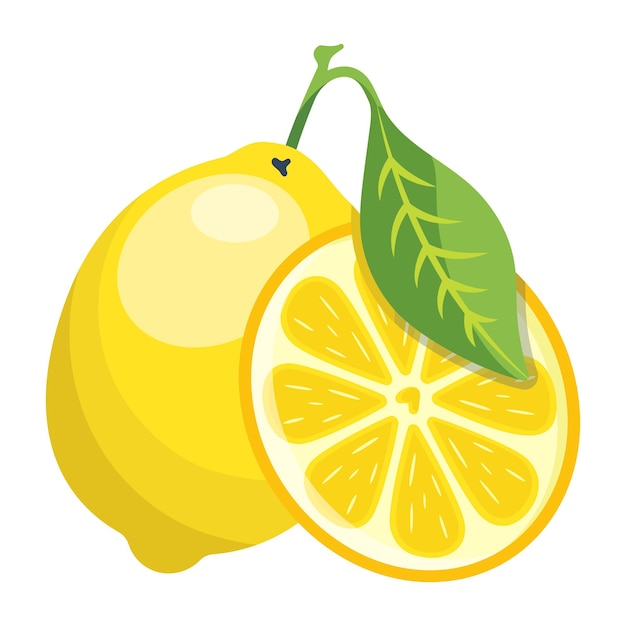 Überprüfen Sie die flache Abbildung der Limettenscheibe