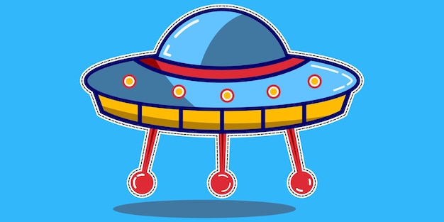 UFO-Aufkleber