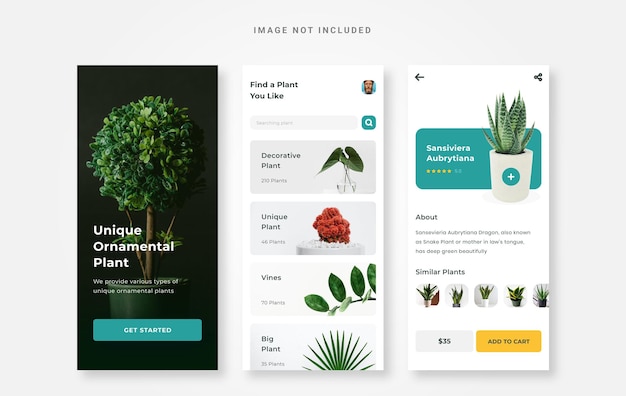 UI-Design Plant Store-App