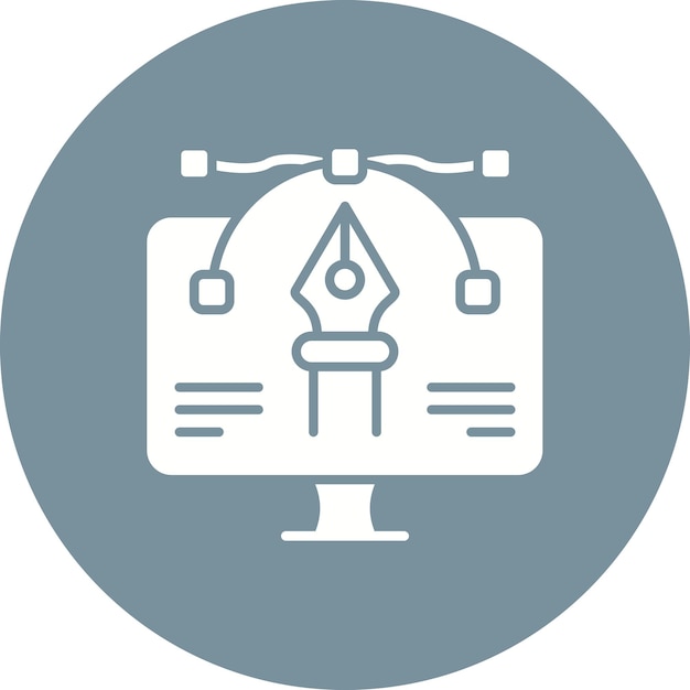 UI-Vektor-Design-Symbol kann für Computerprogrammierung verwendet werden