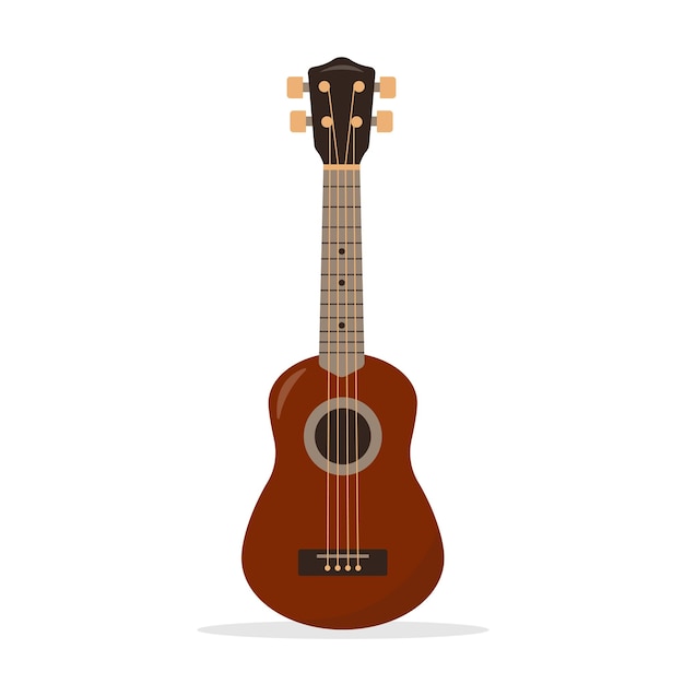 Ukulele-Gitarren-Symbol Kleine Gitarre für Musikinstrumente aus Holz