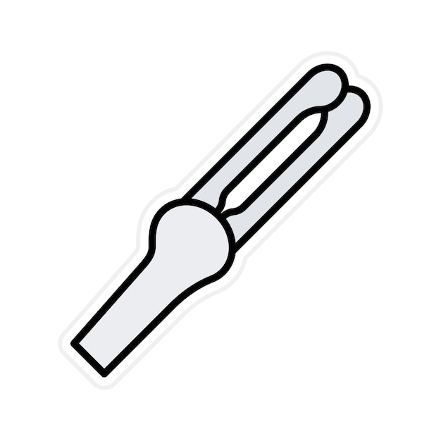 Ulna-Icon-Vektorbild kann für die menschliche Anatomie verwendet werden
