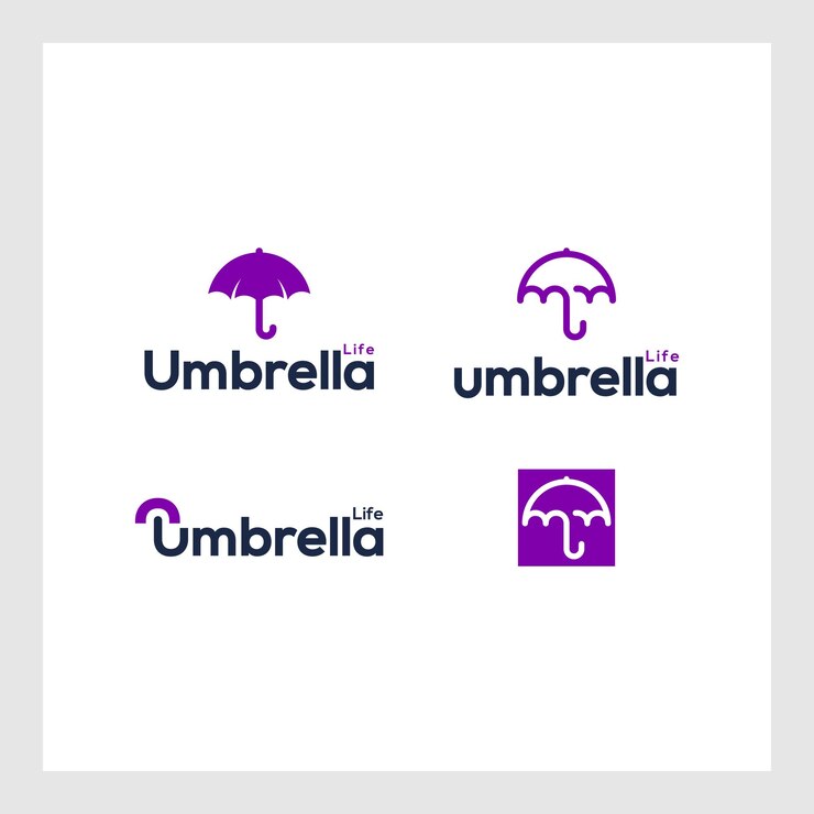 Vektor umbrella logo design