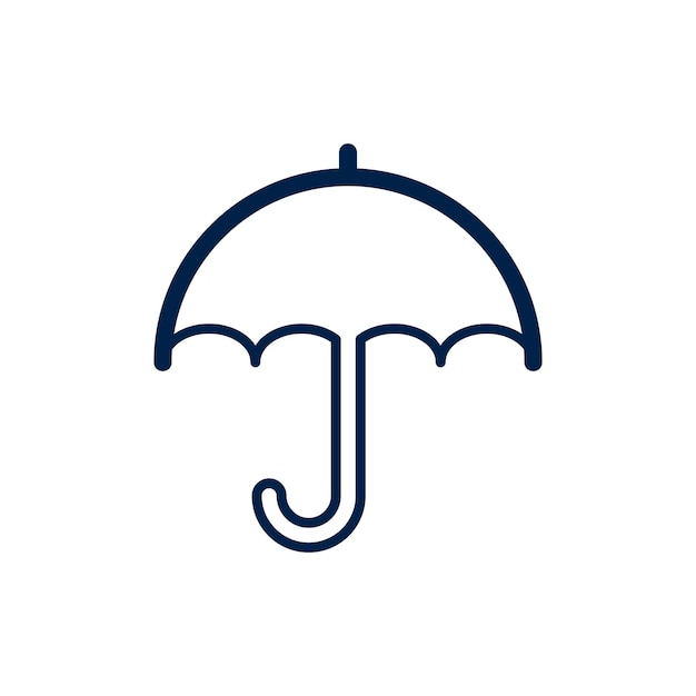 Umbrella-Logo-Vektorversicherungssymbol-Illustration