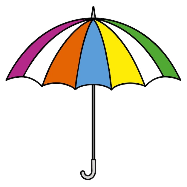 Umbrella-Vektorkunstillustration 38
