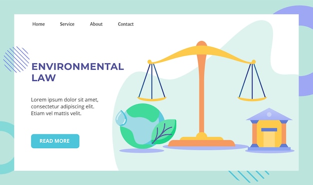 Umweltrecht gleiche skala gericht erde kampagne vektor-design-illustration