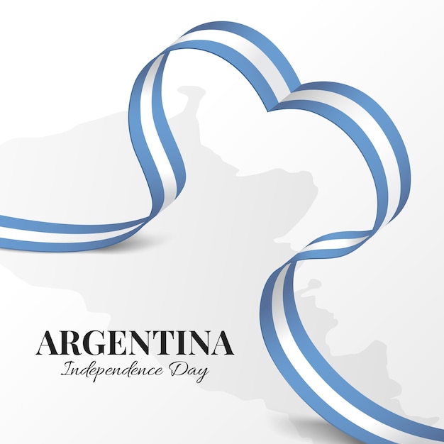 Unabhängigkeitstag von Argentinien Ribbon