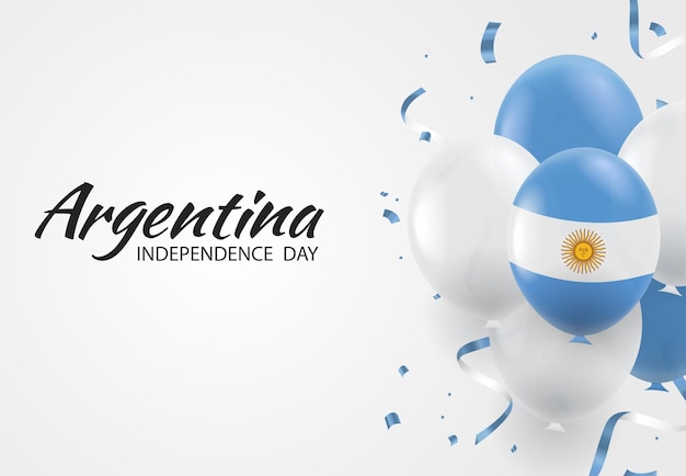 Vektor unabhängigkeitstag von argentinien