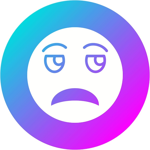 Unamused gesichtsvektor-ikonen können für emoji-ikonensatz verwendet werden