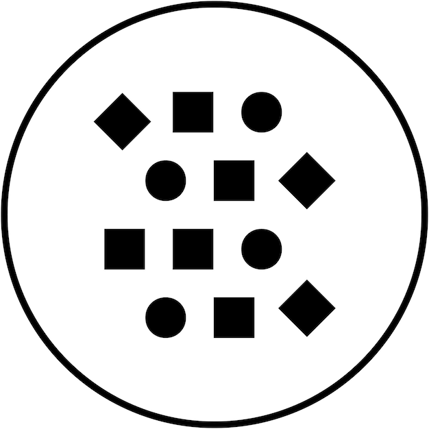 Unstrukturiertes Datenvektor-Symbol kann für Data Analytics-Symbole verwendet werden