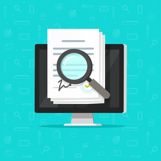 Unternehmensstatuten Online-Analyse Inspektionsaudit, digitale Vertragsvertragsunterlagen