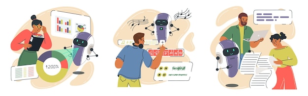 Unternehmer, Musiker und Texter mit Ai