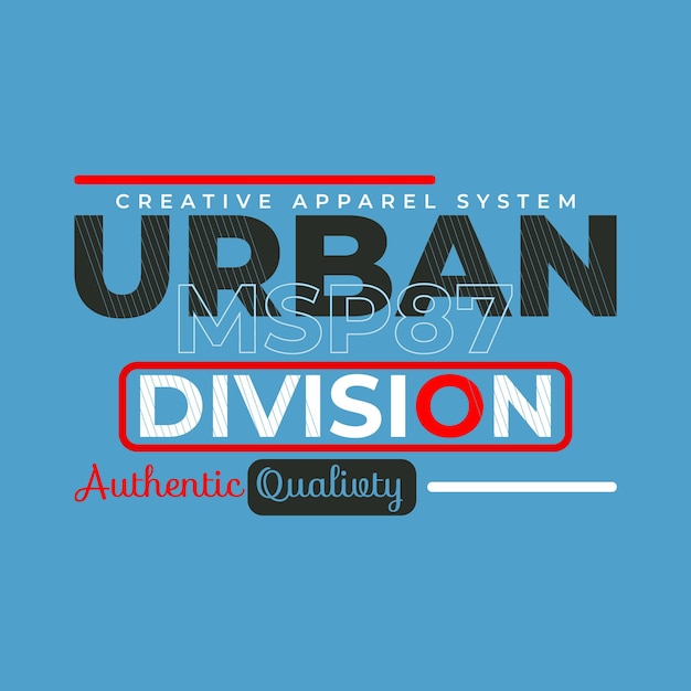 Urban division t-shirt-design