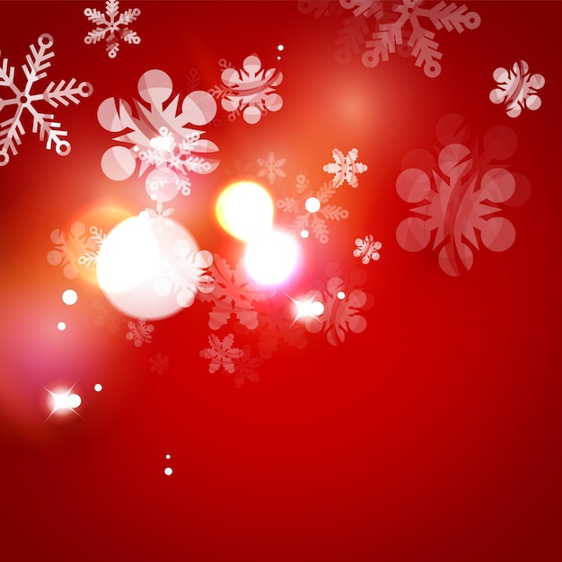 Urlaub abstrakt Hintergrund Winter Schneeflocken Design-Vorlage für Weihnachten und Neujahr