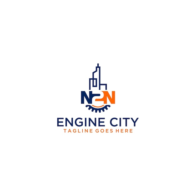 Ursprüngliches design des n2n city engineering-logos