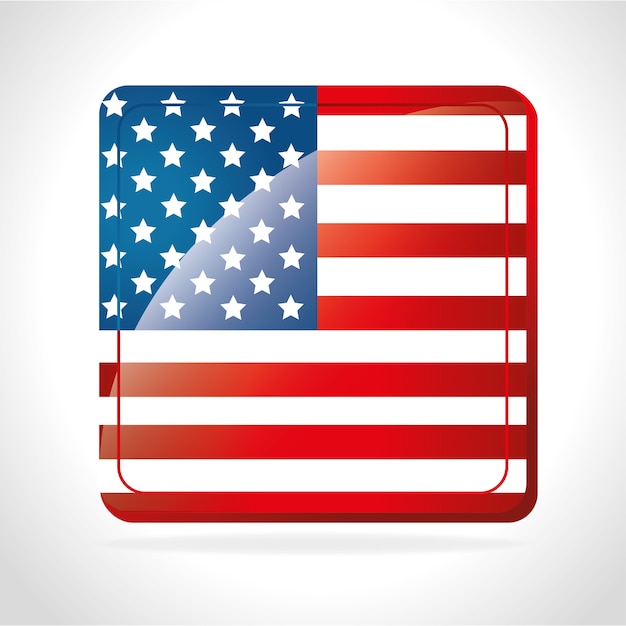 USA-Design, Vektorillustration.