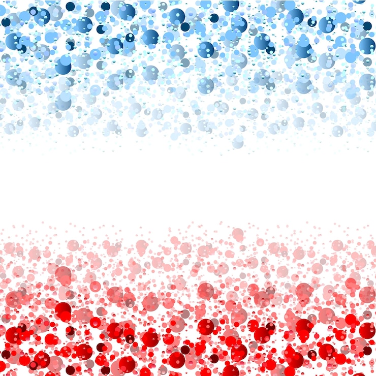Vektor usa-flagge färbt glänzenden abstrakten partikelhintergrund