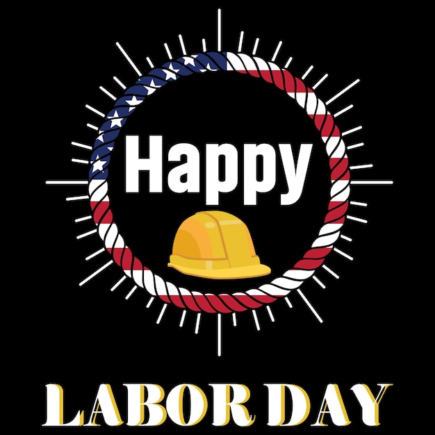 Usa labor day t-shirt design-template.